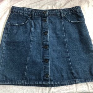 Charlotte Russe (Refuge) Denim Jean Skirt